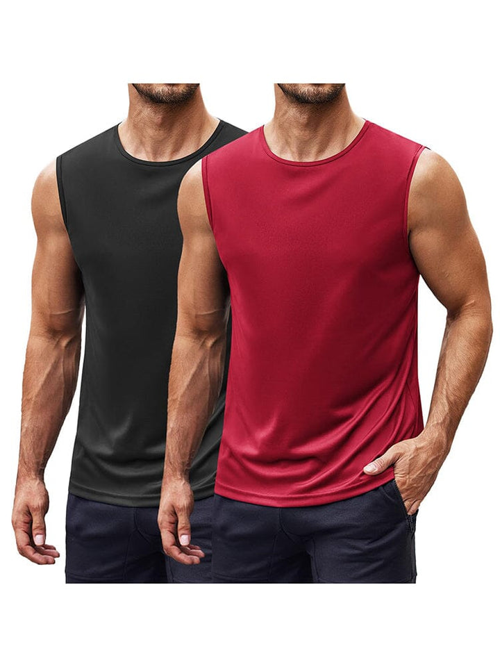 Atletisk Snabbtorkande 2-Pack Tank Top
