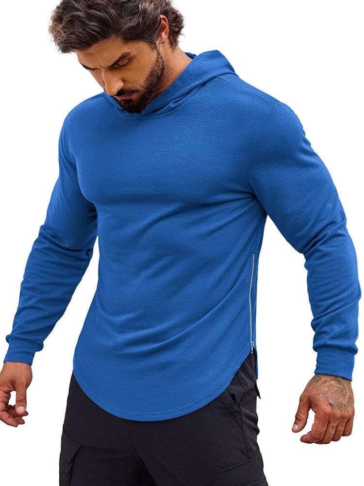 Workout Muscle Fit Bomullsblandad Hoodie