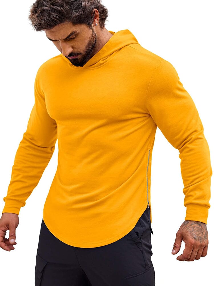 Workout Muscle Fit Bomullsblandad Hoodie