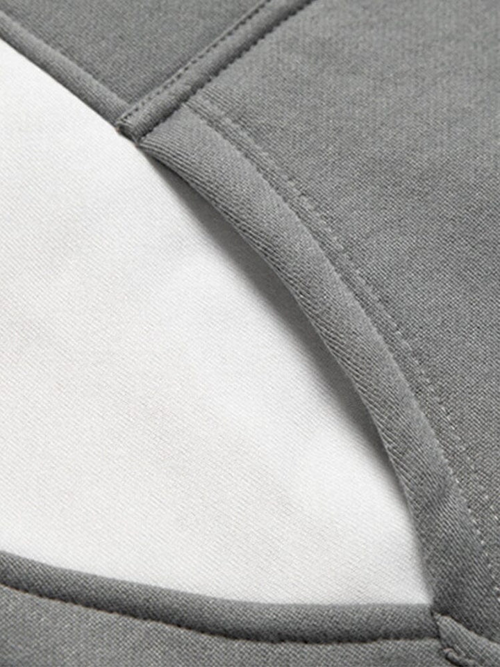 Färgblock Fashion Casual Hoodie