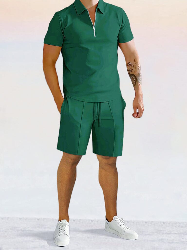 Casual Enfärgad Pikétröja Set
