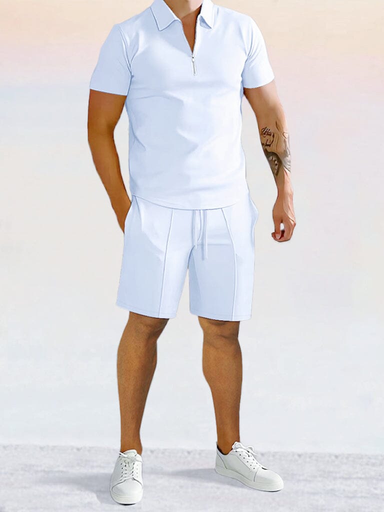 Casual Enfärgad Pikétröja Set