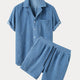 Casual Manchester Skjorta Shorts Set