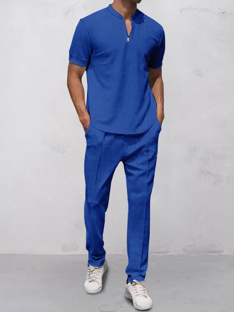 Casual Waffle 2-Delat Outfit