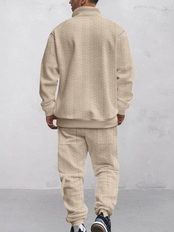 Modernt Jacquard Aktivt Kläder Set
