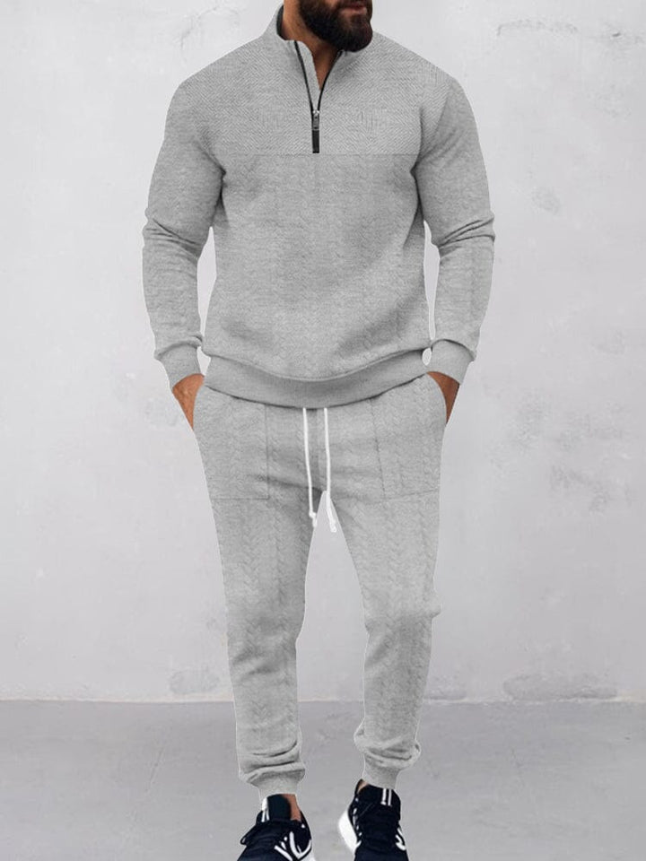 Modernt Jacquard Aktivt Kläder Set