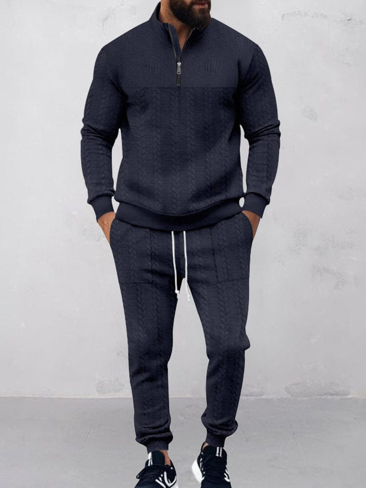 Modernt Jacquard Aktivt Kläder Set