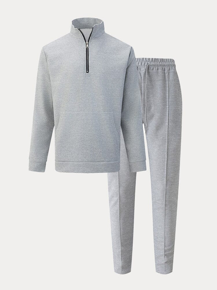 Athleisure Urban Fashion Waffle Matchande Set