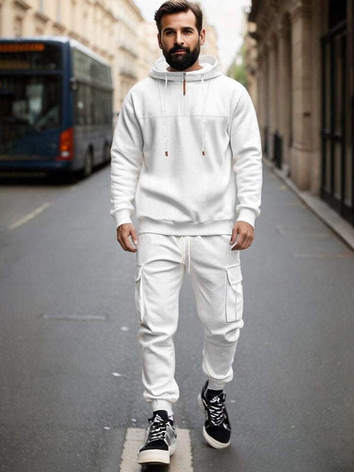 Mjukt Athleisure Hoodie och Byxset