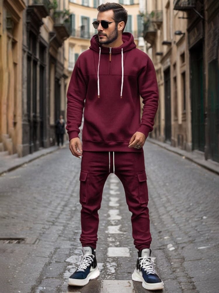 Mjukt Athleisure Hoodie och Byxset