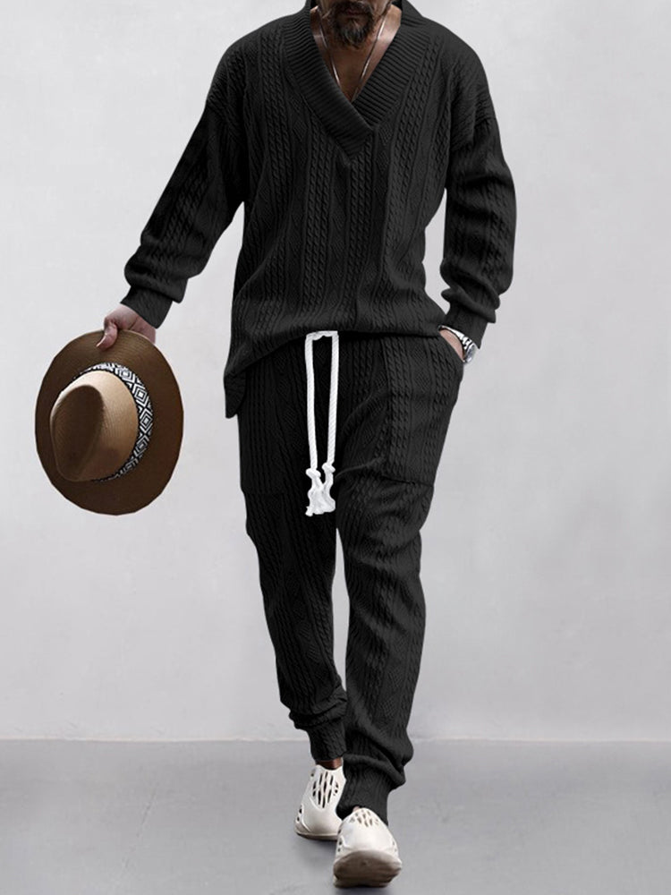 Athleisure Kabel Jacquard Set