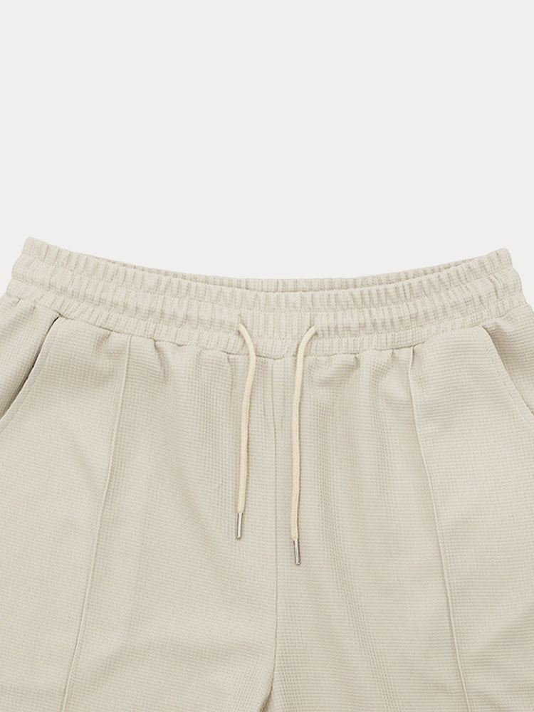 Athleisure Löst Sittande Waffle 2-Delat Set