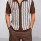 Modernt Jacquard Stickad 2-Delat Set