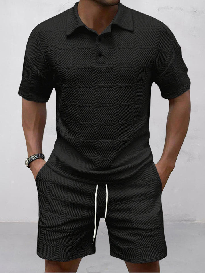 Smart Casual Jacquard Texturerat Set
