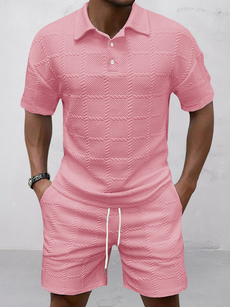 Smart Casual Jacquard Texturerat Set