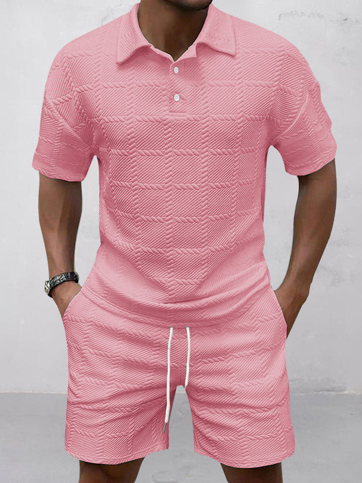 Smart Casual Jacquard Texturerat Set