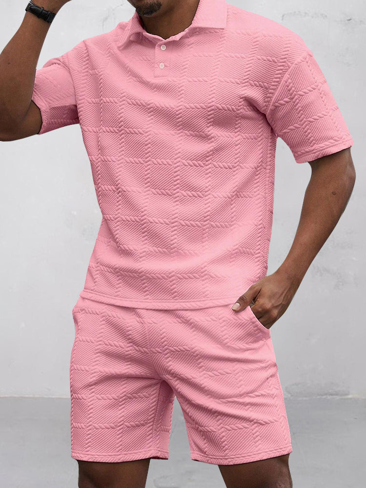 Smart Casual Jacquard Texturerat Set