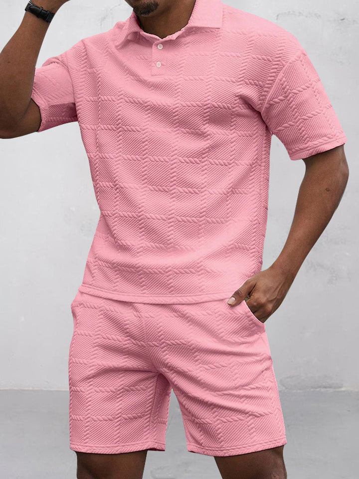 Smart Casual Jacquard Texturerat Set