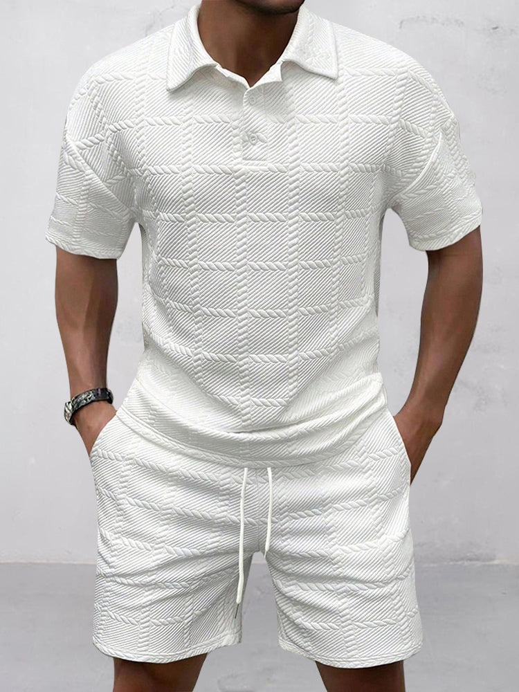 Smart Casual Jacquard Texturerat Set