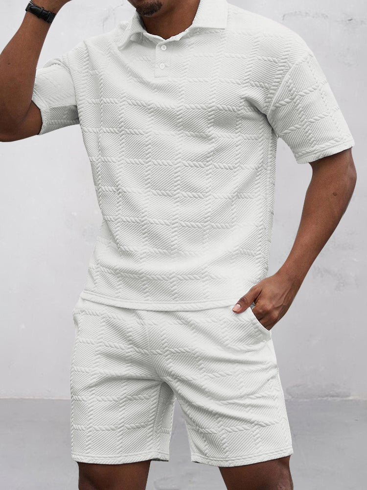 Smart Casual Jacquard Texturerat Set
