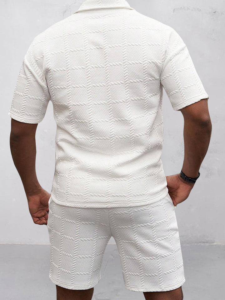 Smart Casual Jacquard Texturerat Set