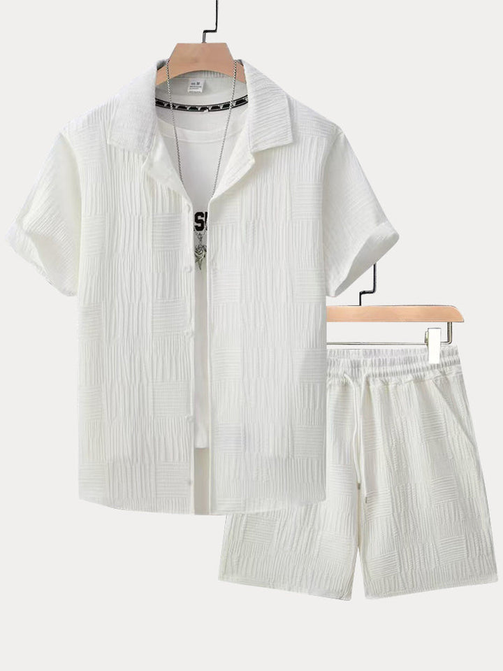 Urban Avslappnat Jacquard Texturerat Set
