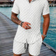 Herr Bubbel Jacquard 2-Delat Skjorta & Shorts Set