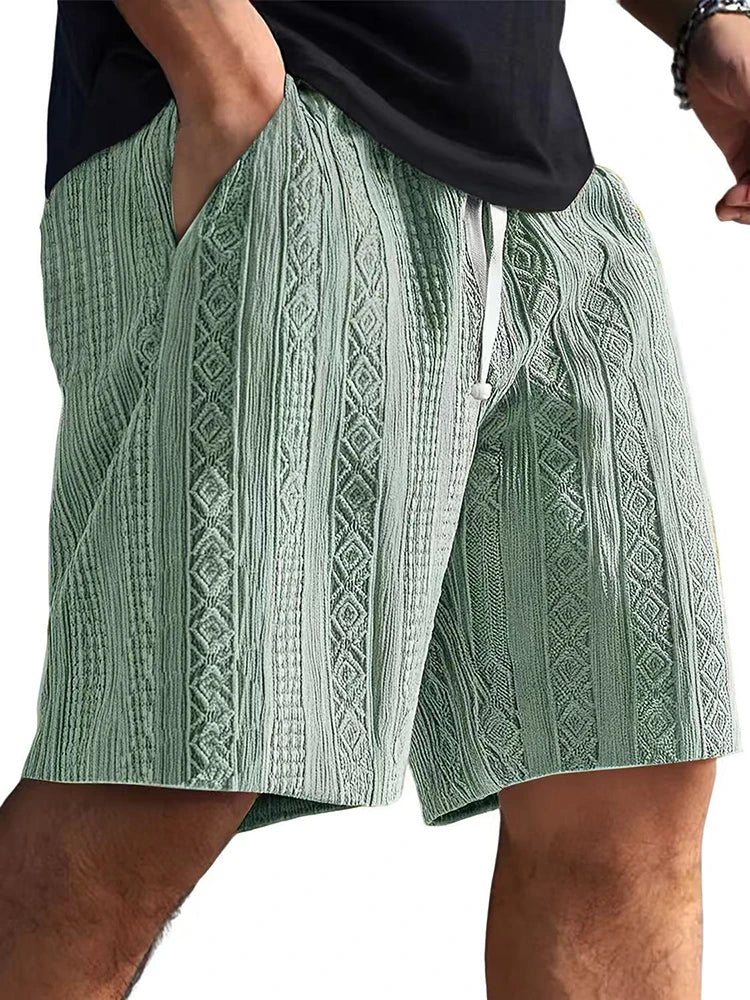 Leblanc™ | Texturerade Herrshorts