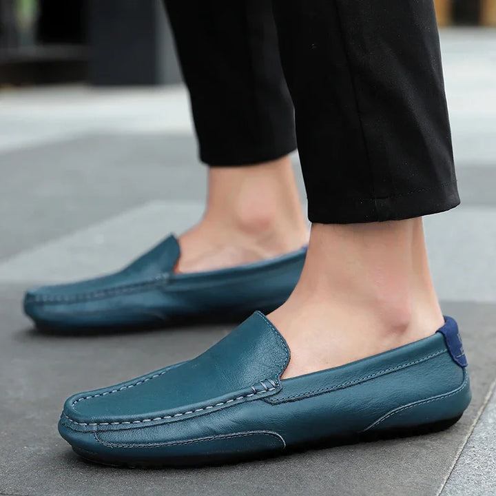 Vintage Läder Loafers