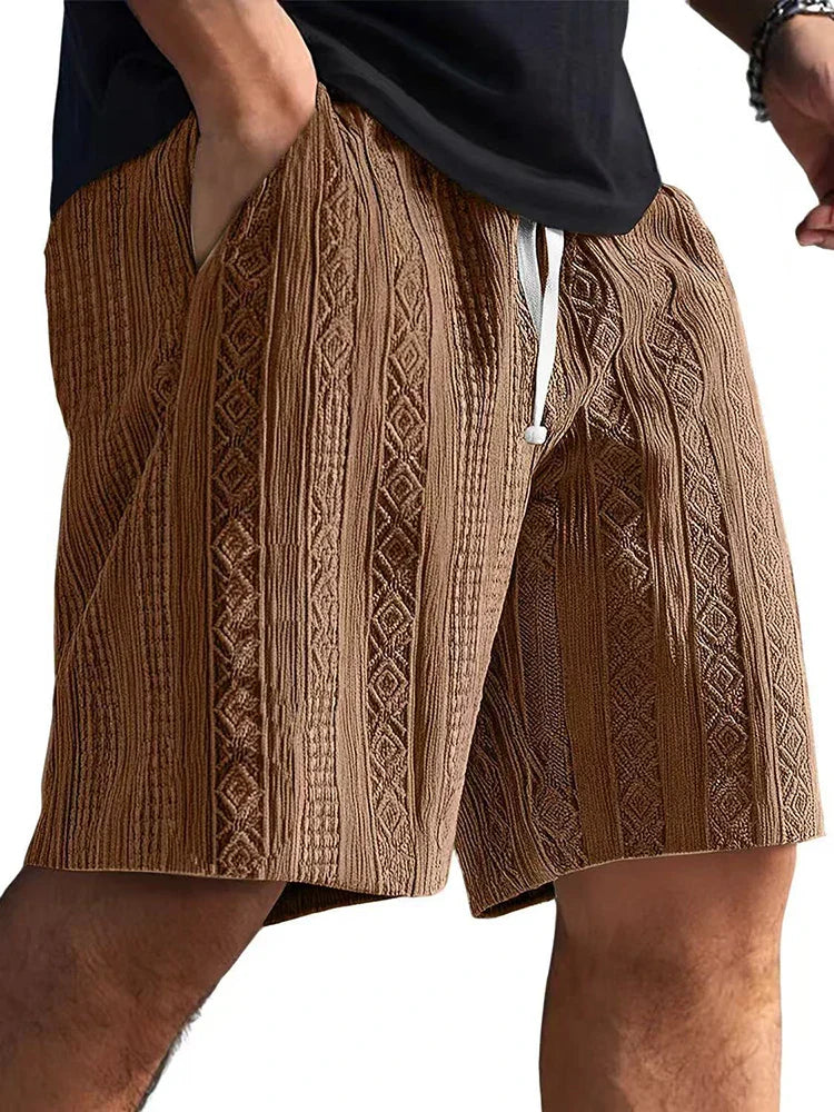 Leblanc™ | Texturerade Herrshorts