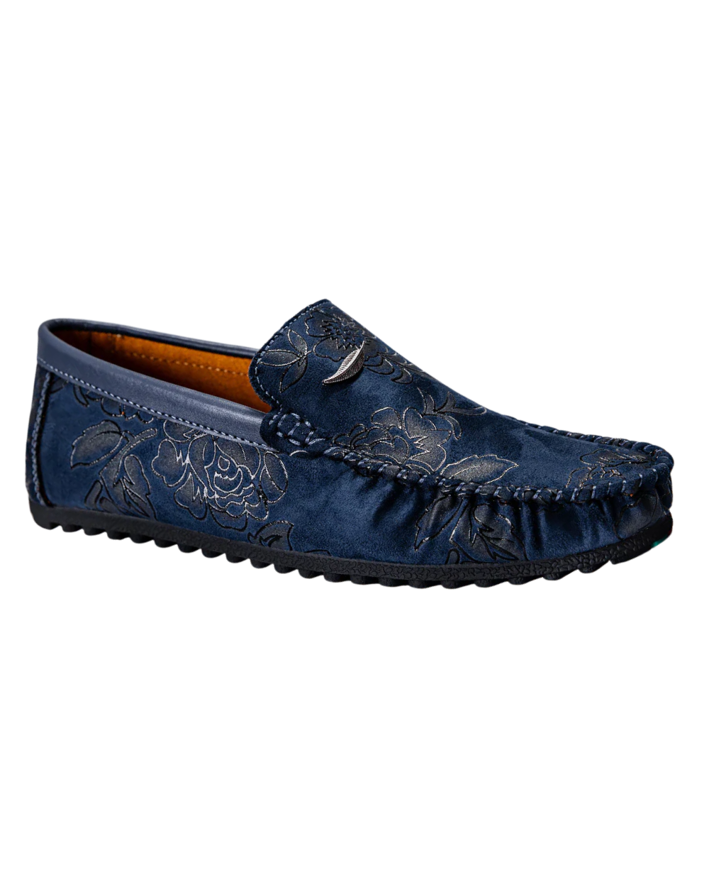 Blomster Läder Loafers