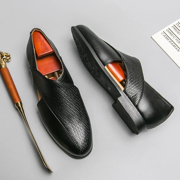 Vintage Läder Loafers