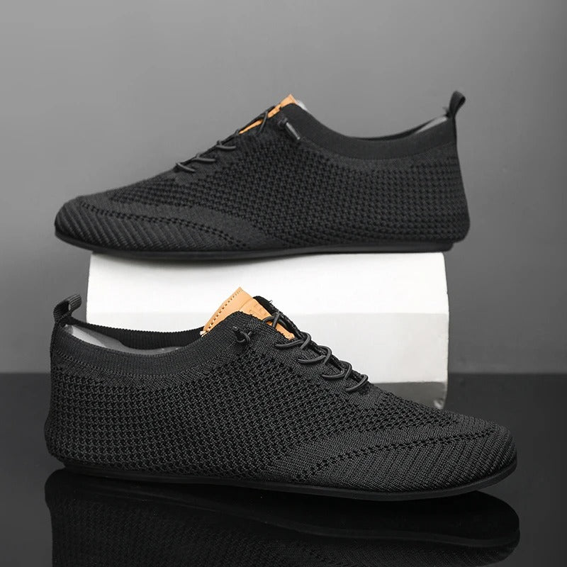 Mesh Knit Loafers