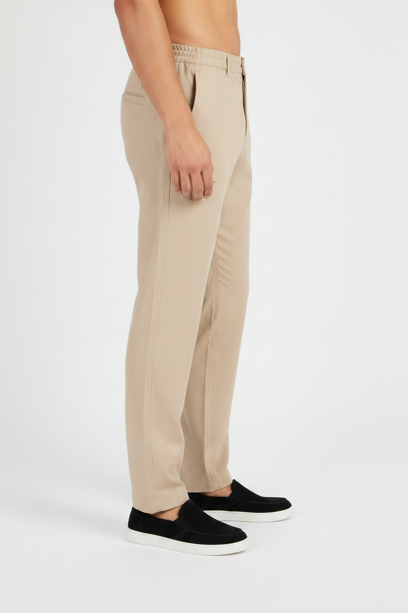 Valenci Linnebyxor Beige
