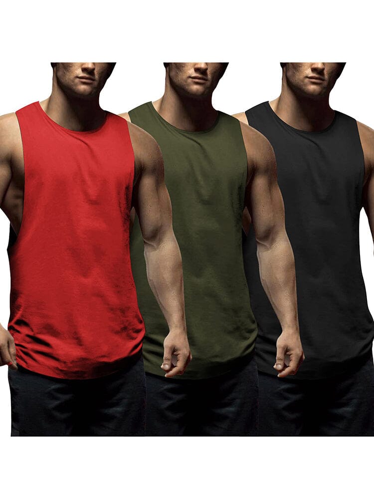 3-Pack Workout Tank Tops