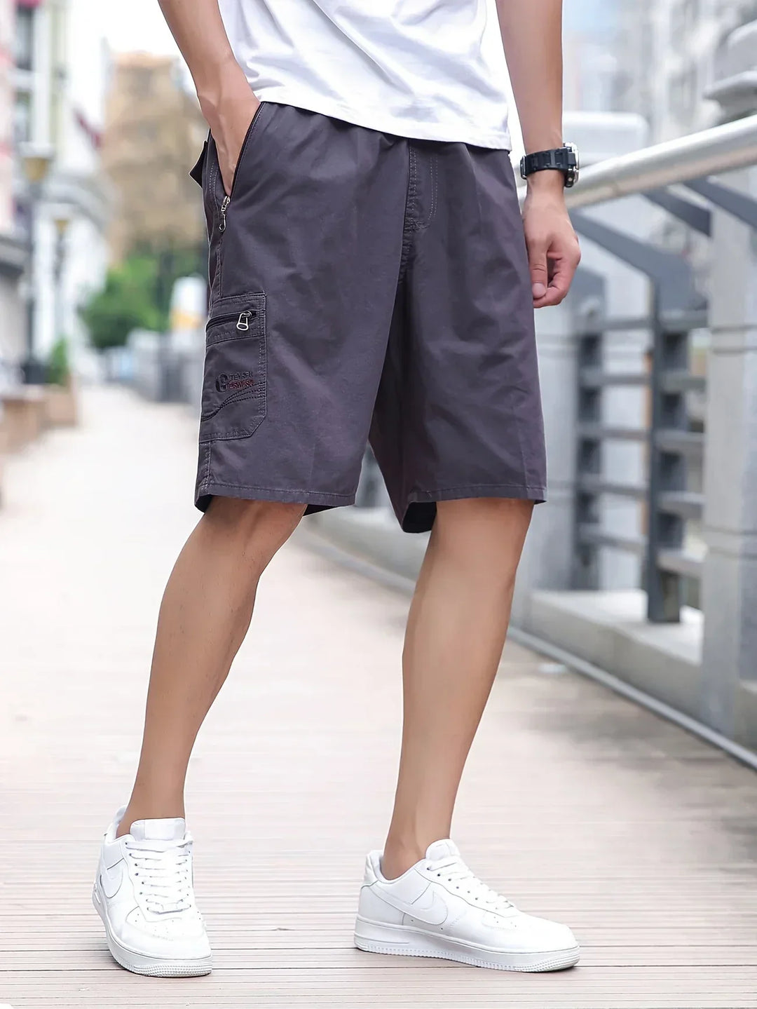 Leblanc™ | Lätta Cargoshorts med Fickor