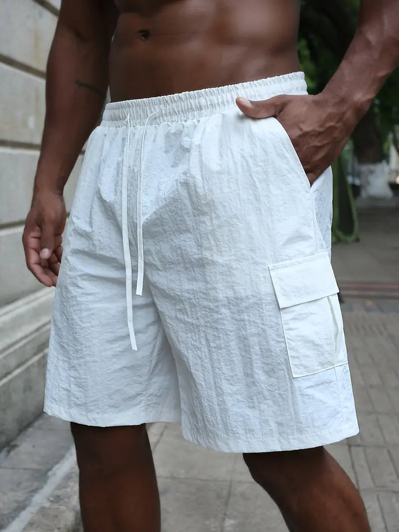 Leblanc™ | Andningsbara Shorts med Elastisk Midja