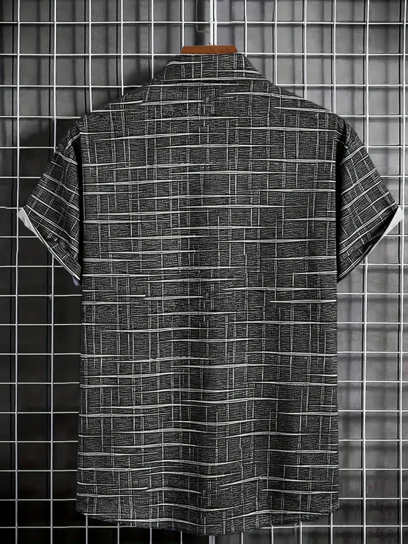 Leblanc™ | Elegant Randig och Rutig Skjorta