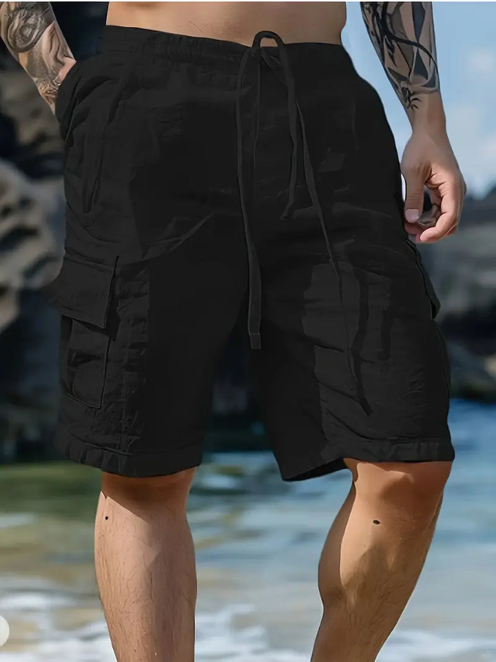 Leblanc™ | Andningsbara Shorts med Elastisk Midja