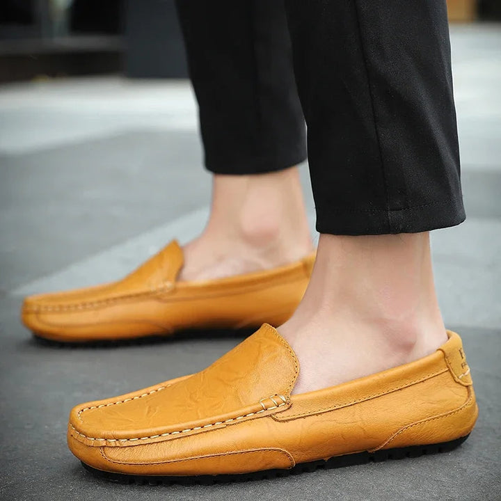 Vintage Läder Loafers