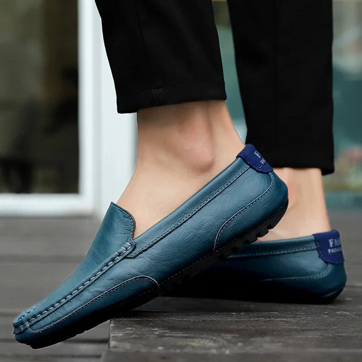 Vintage Läder Loafers
