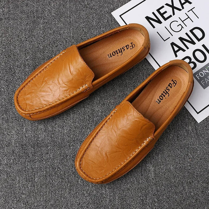 Vintage Läder Loafers