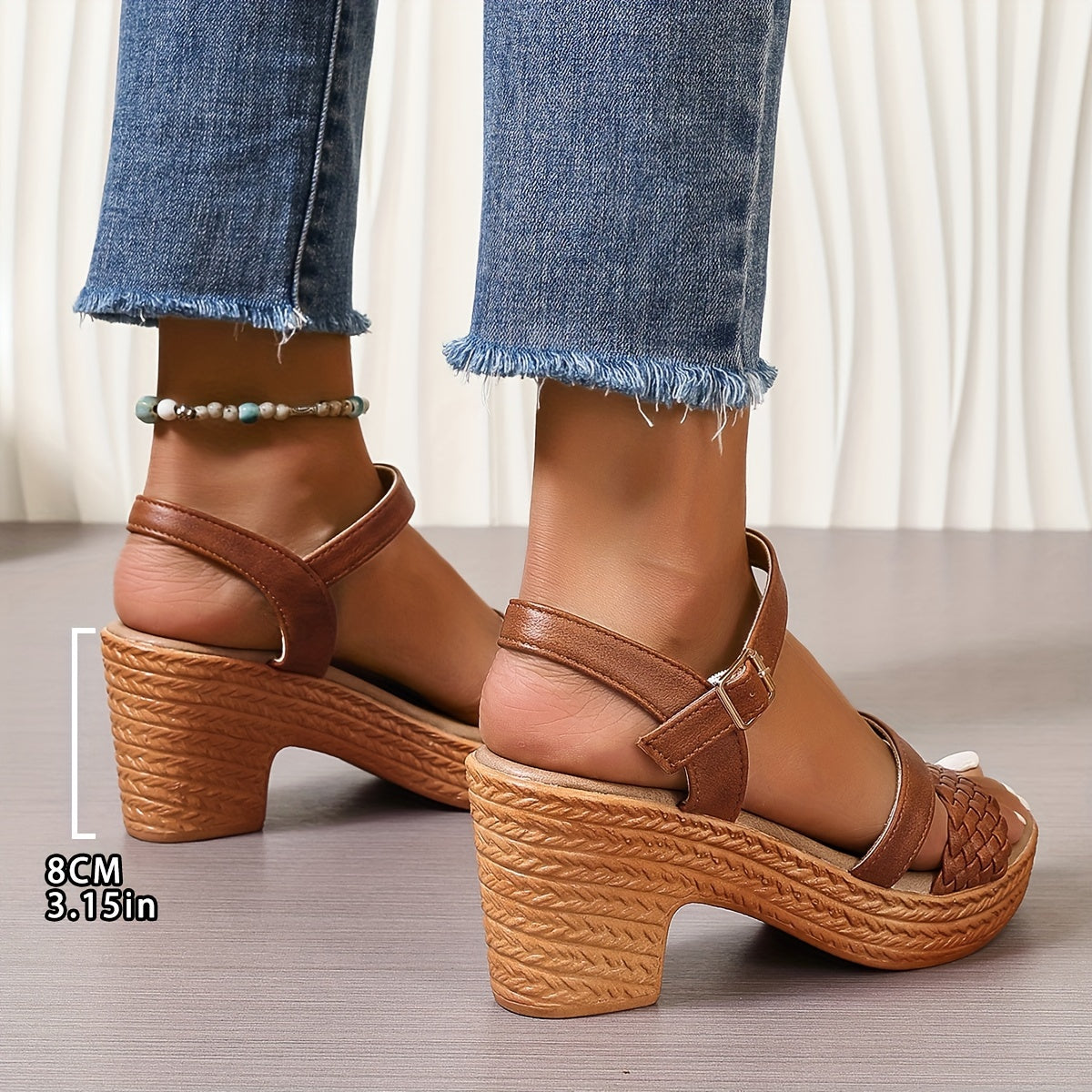 Caroline | Flätade Sandaler