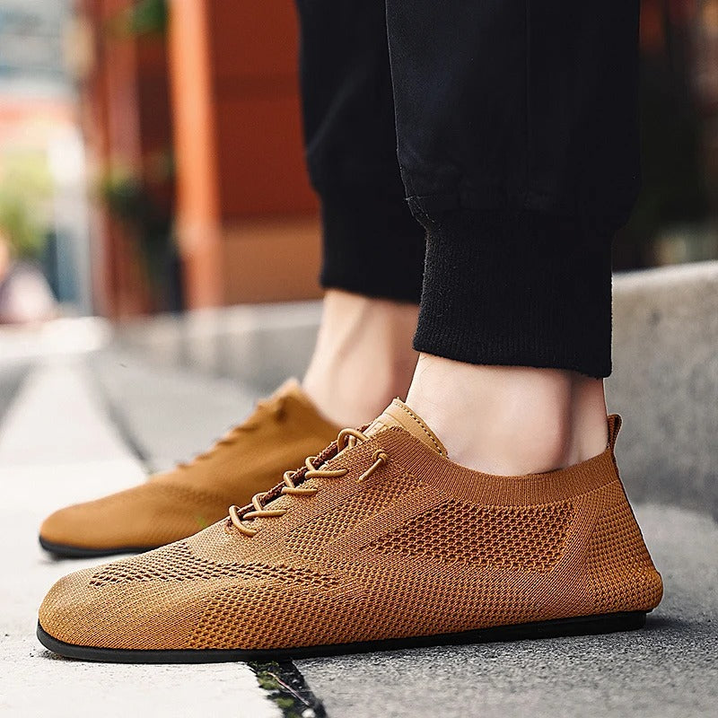Mesh Knit Loafers