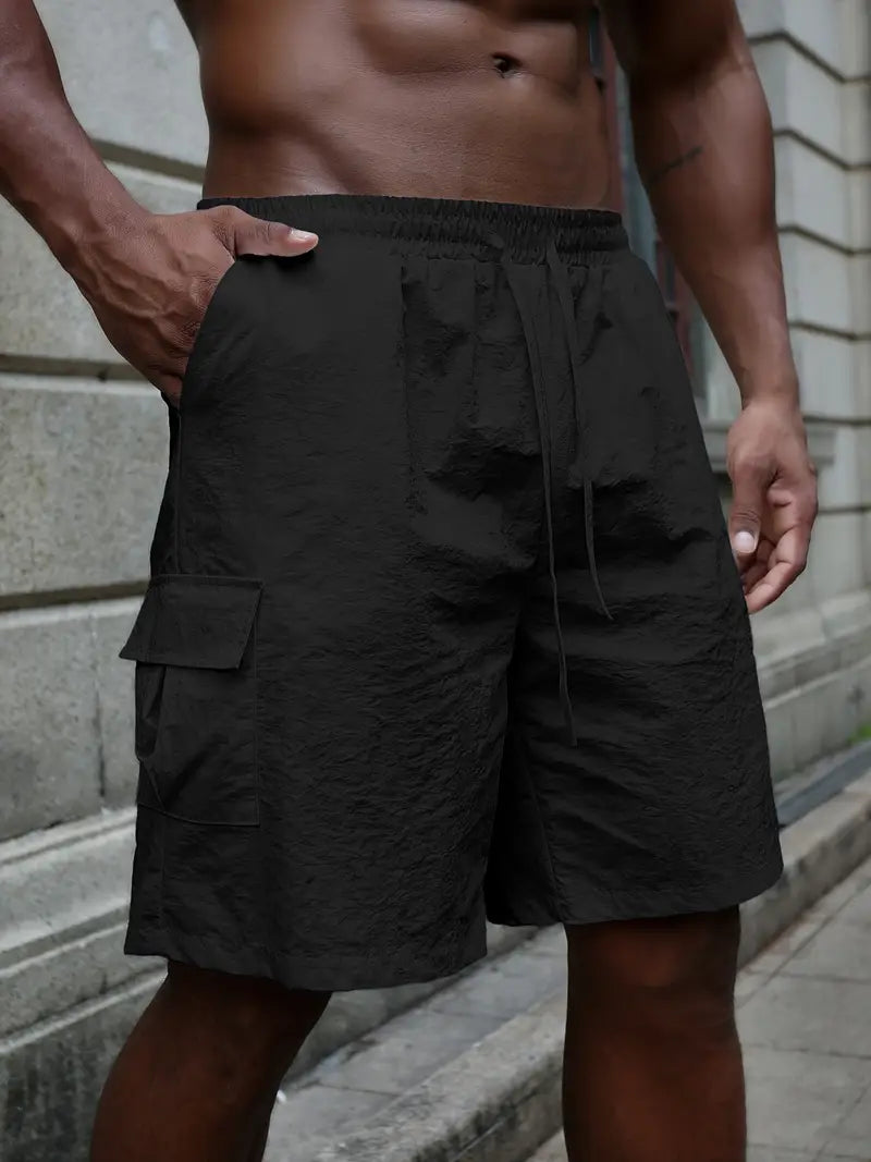 Leblanc™ | Andningsbara Shorts med Elastisk Midja