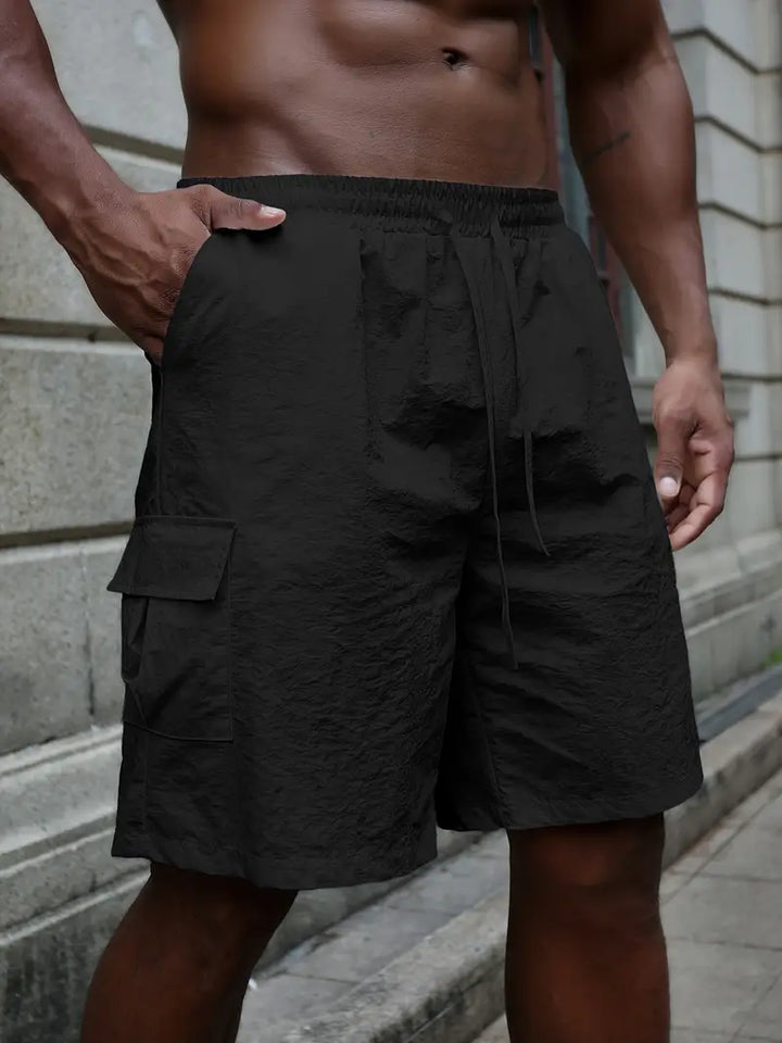 Leblanc™ | Andningsbara Shorts med Elastisk Midja