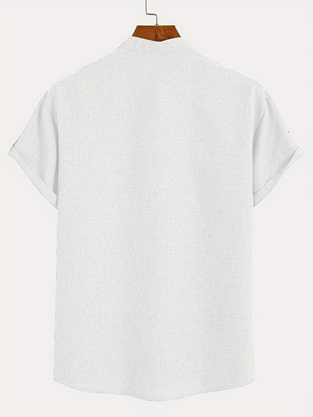 Leblanc™ | Elegant Kortärmd Skjorta med Ståkrage