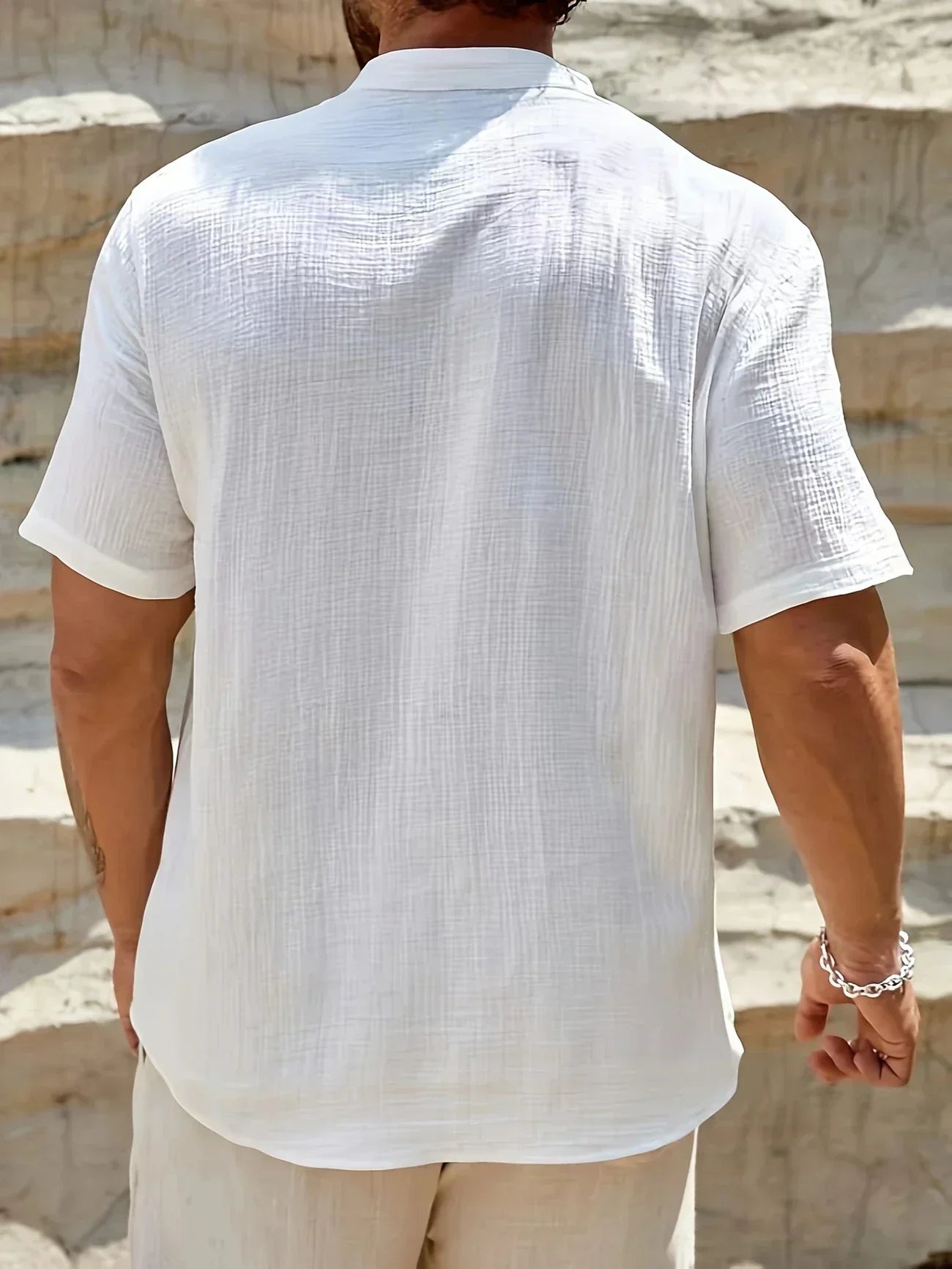 Leblanc™ | Chemise d’été élégante à col montant