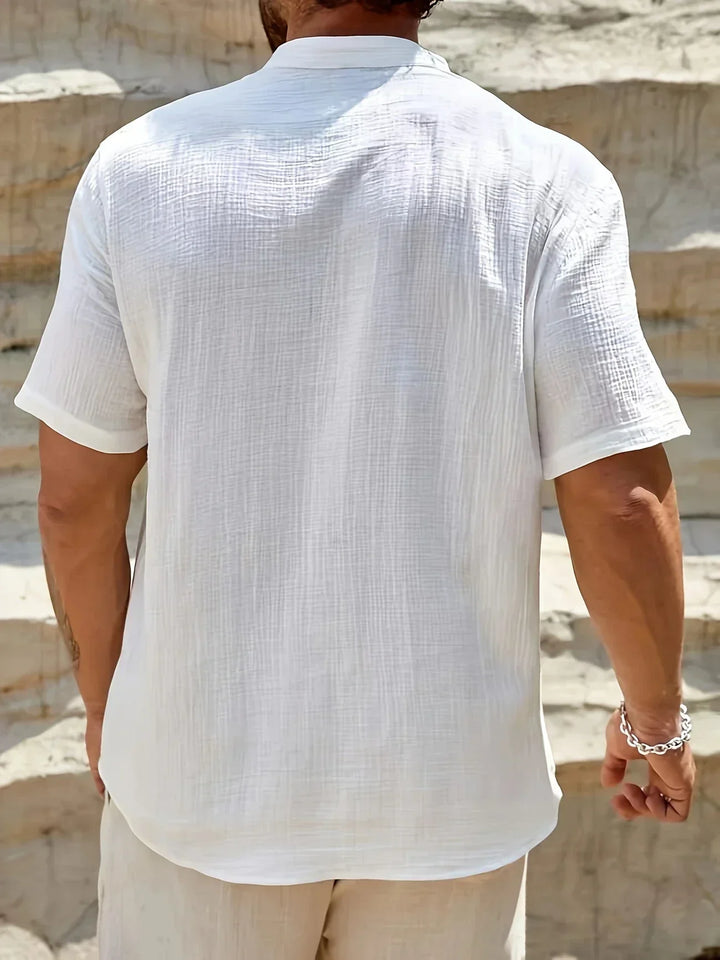 Leblanc™ | Chemise d’été élégante à col montant
