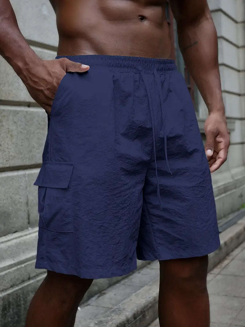 Leblanc™ | Andningsbara Shorts med Elastisk Midja